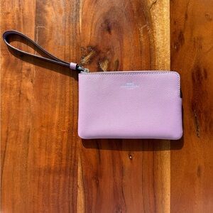 Coach Lavender Wristlet Clutch